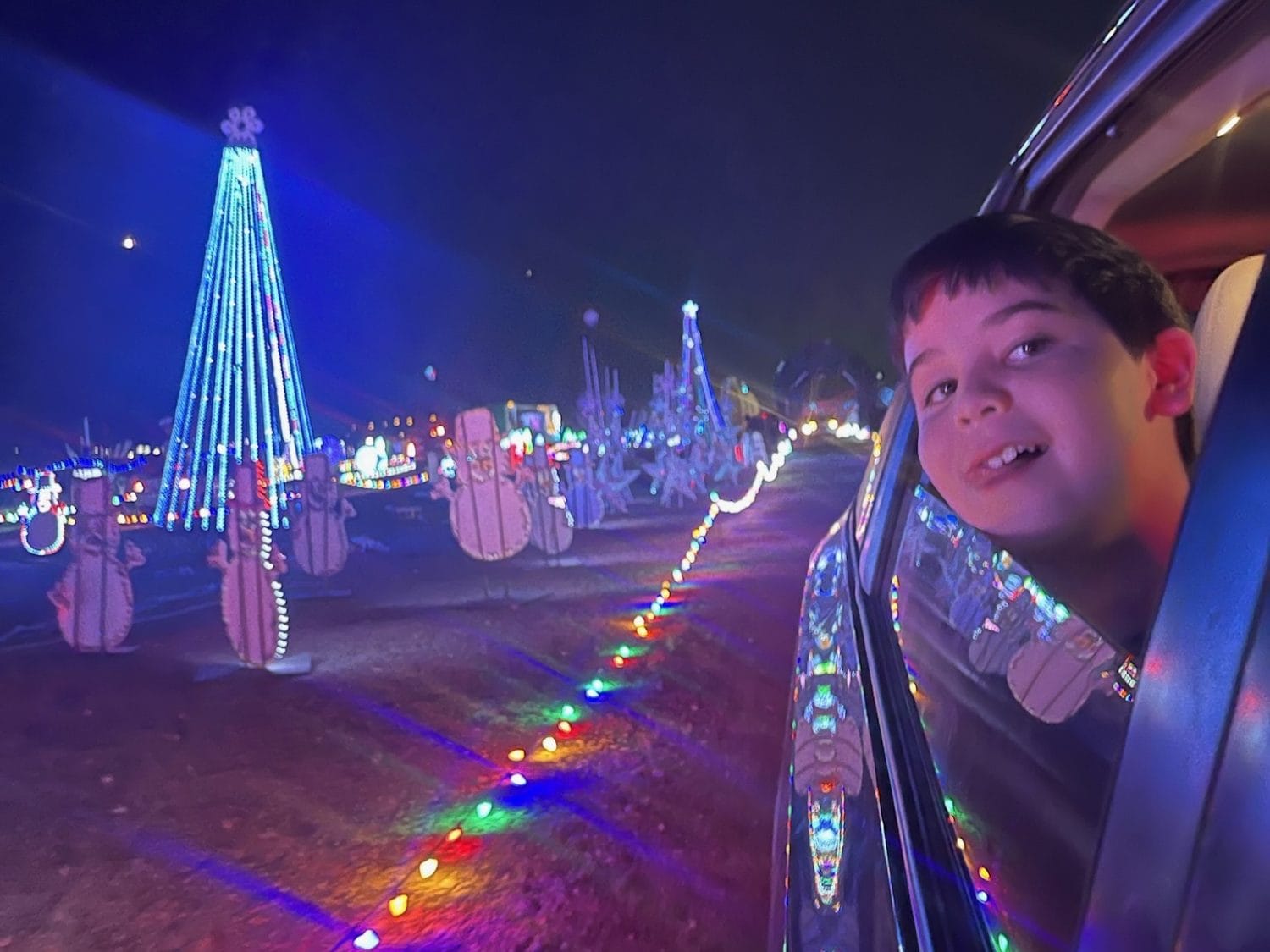 Arizona Lights in the Night in Mesa - Phoenix With Kids
